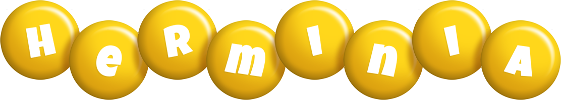 Herminia candy-yellow logo