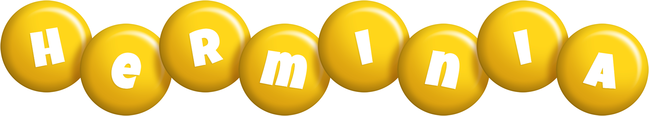 Herminia candy-yellow logo