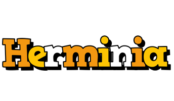 Herminia cartoon logo