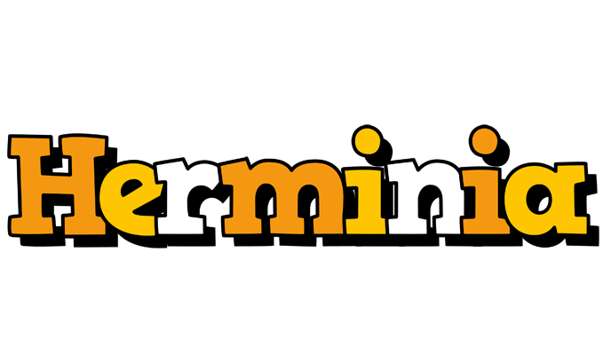 Herminia cartoon logo