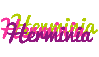 Herminia flowers logo