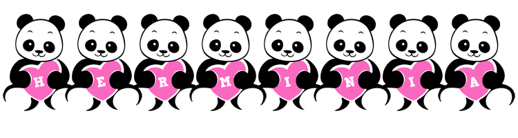 Herminia love-panda logo