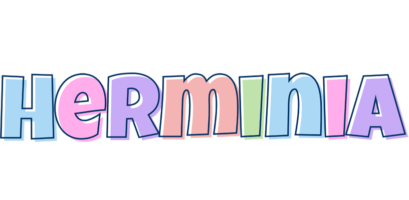 Herminia pastel logo
