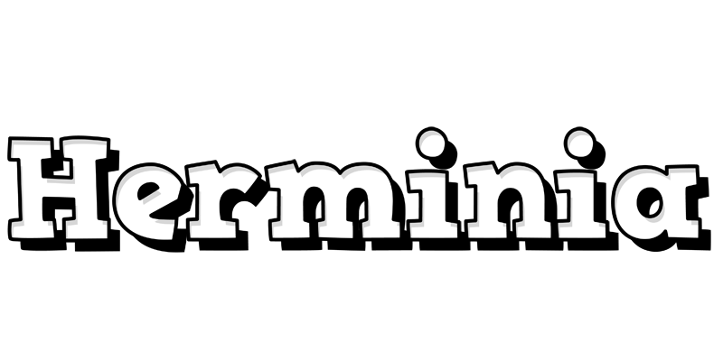 Herminia snowing logo
