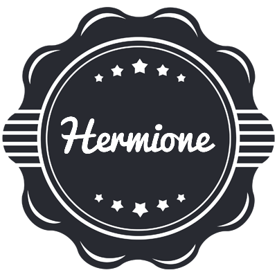 Hermione badge logo