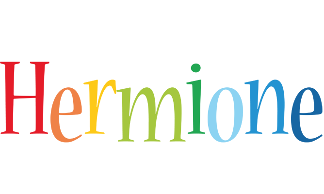Hermione birthday logo