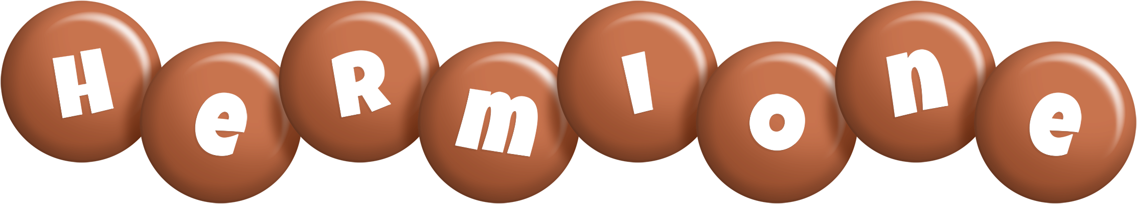 Hermione candy-brown logo