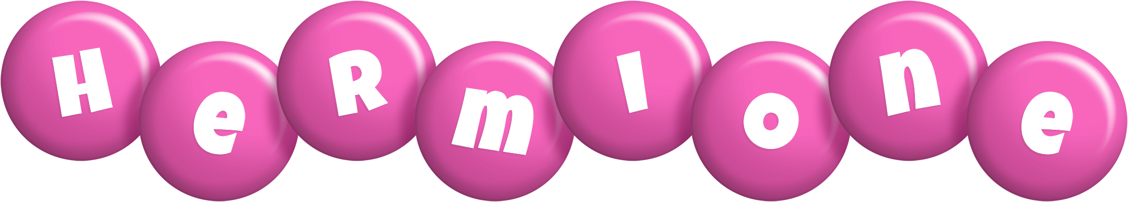 Hermione candy-pink logo