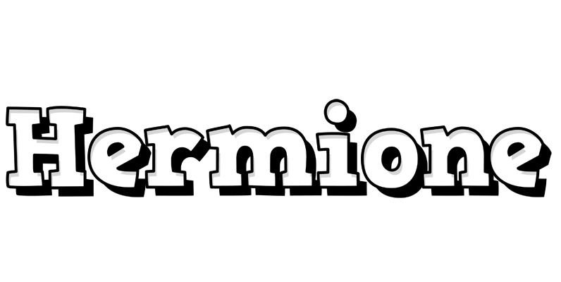 Hermione snowing logo