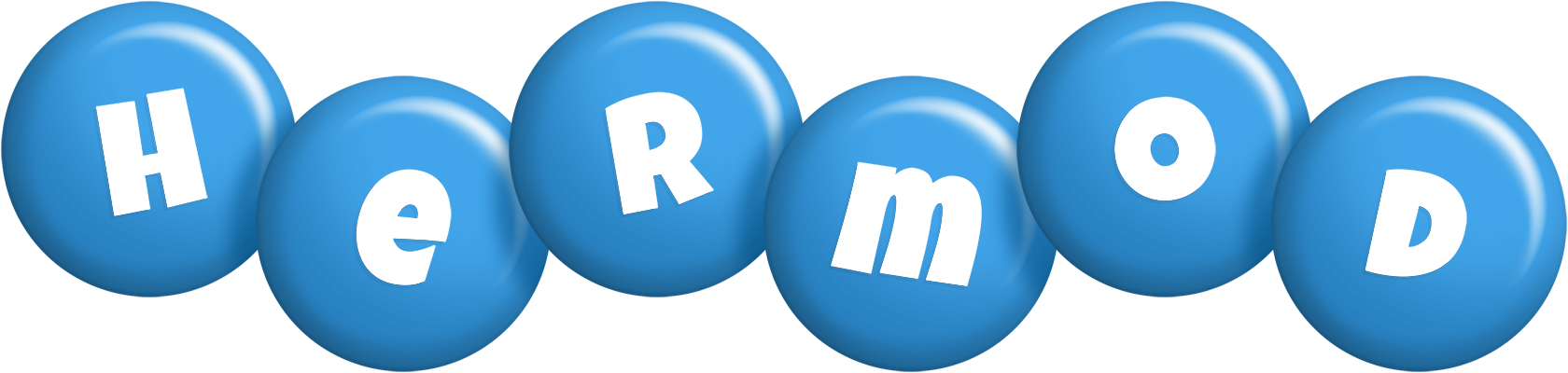 Hermod candy-blue logo