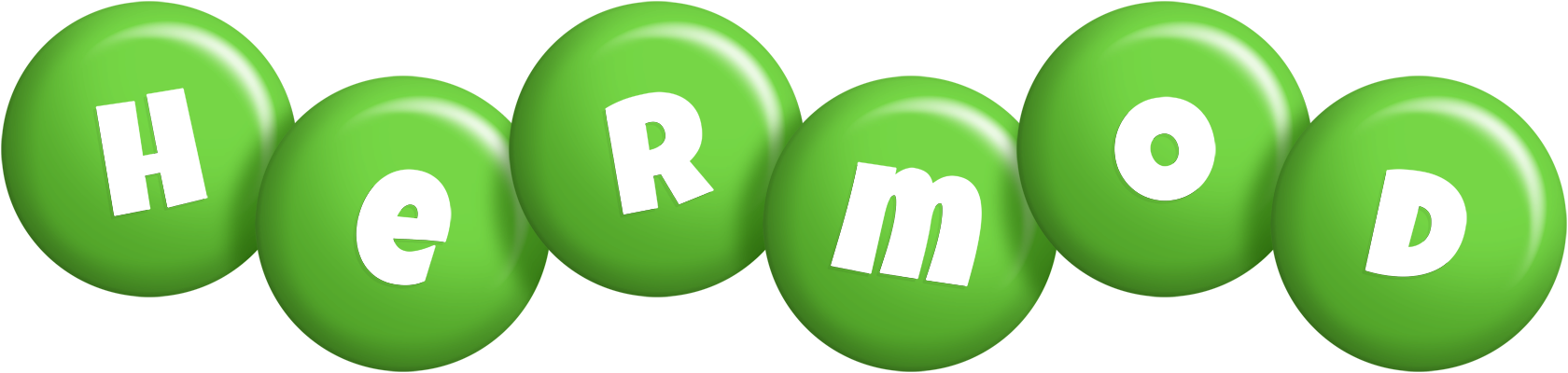 Hermod candy-green logo