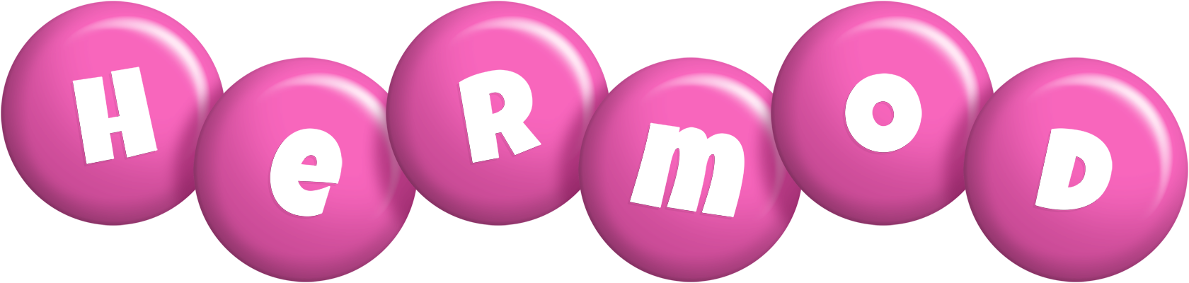 Hermod candy-pink logo