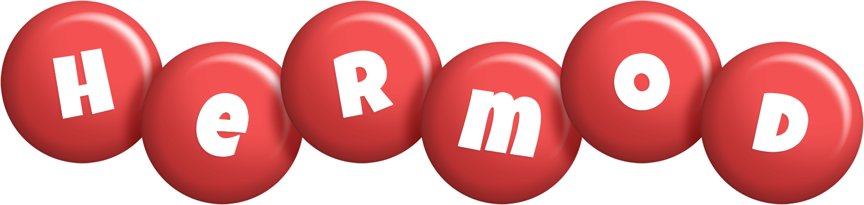 Hermod candy-red logo