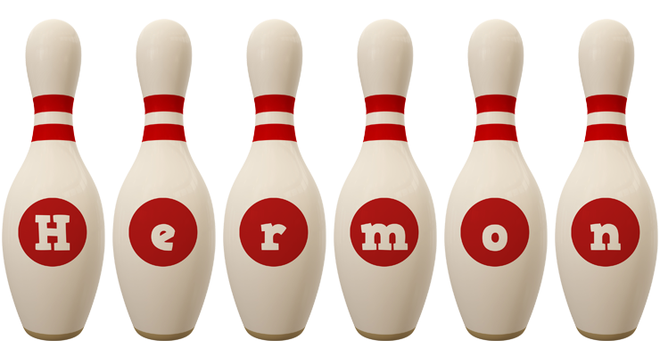 Hermon bowling-pin logo