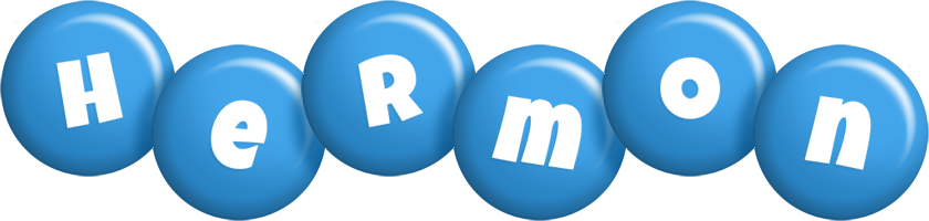 Hermon candy-blue logo