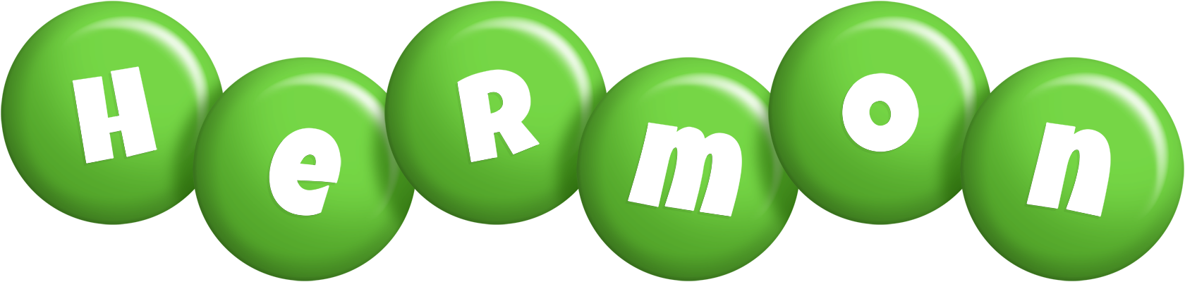 Hermon candy-green logo