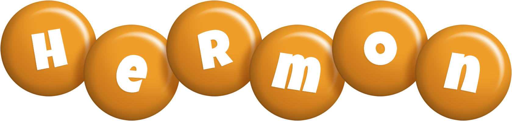 Hermon candy-orange logo