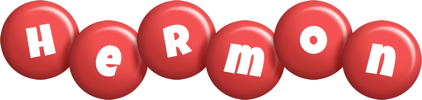 Hermon candy-red logo