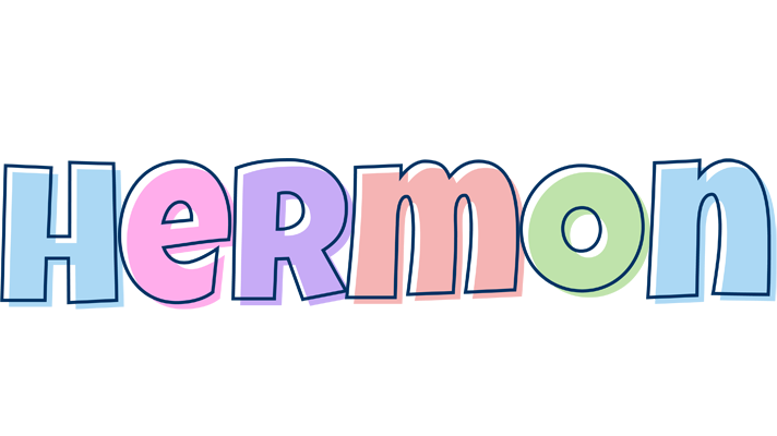 Hermon pastel logo