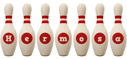 Hermosa bowling-pin logo