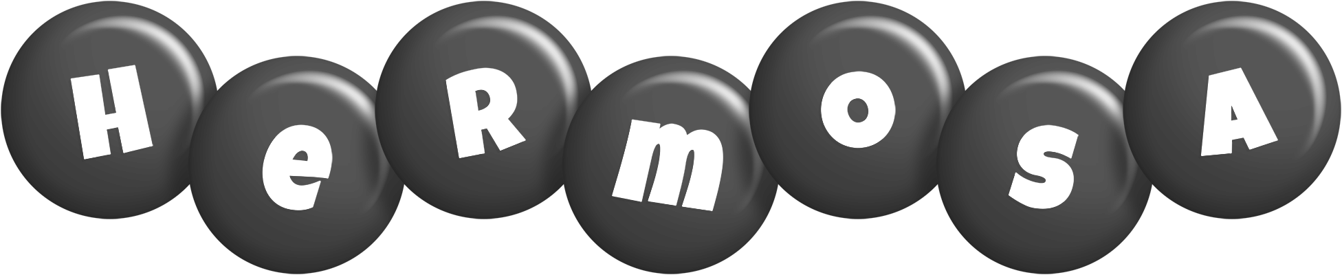 Hermosa candy-black logo