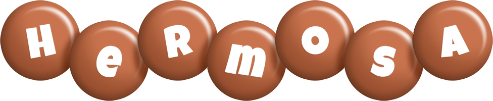 Hermosa candy-brown logo