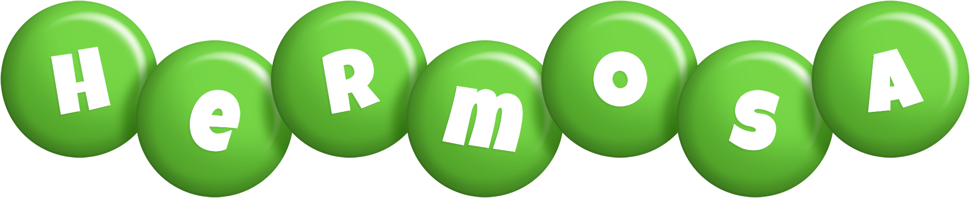 Hermosa candy-green logo