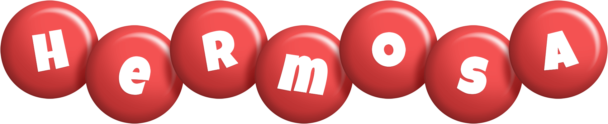 Hermosa candy-red logo