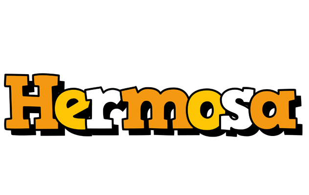 Hermosa cartoon logo