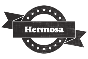 Hermosa grunge logo