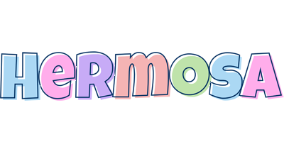 Hermosa pastel logo