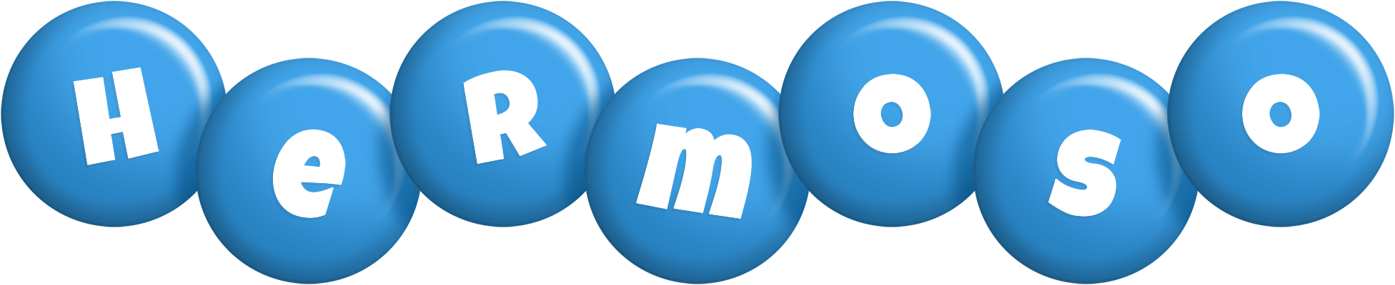 Hermoso candy-blue logo