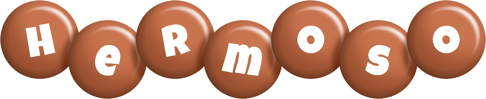 Hermoso candy-brown logo
