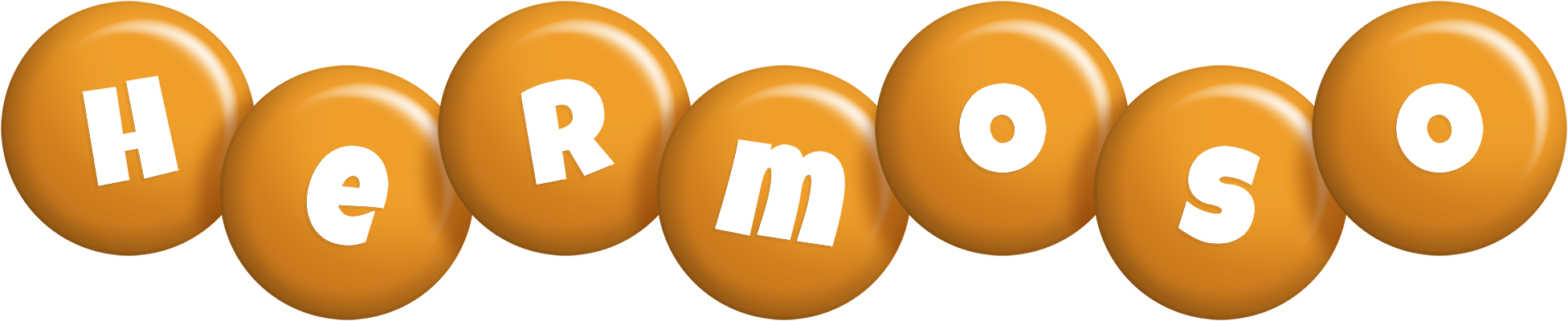 Hermoso candy-orange logo