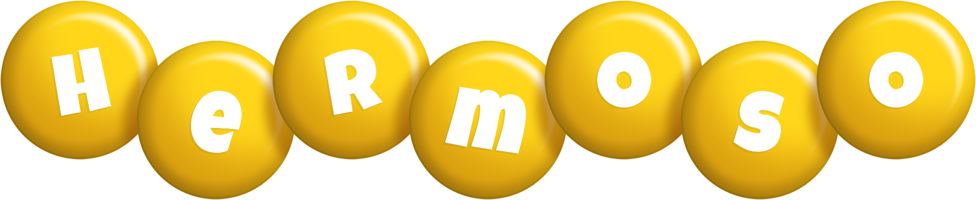 Hermoso candy-yellow logo