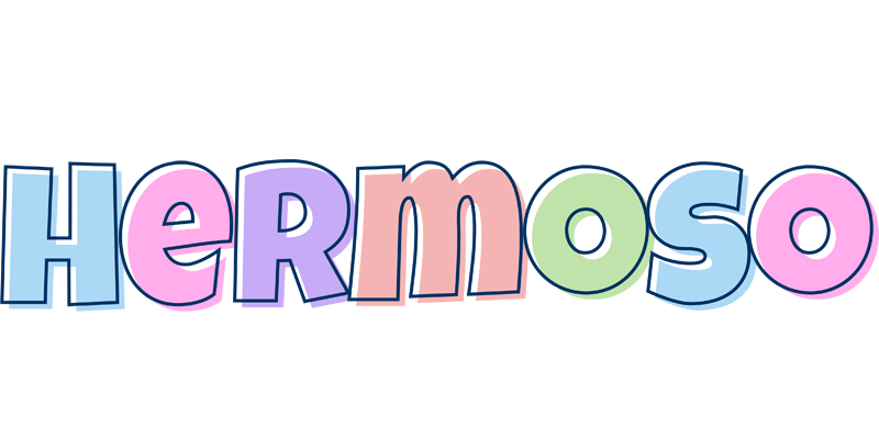 Hermoso pastel logo