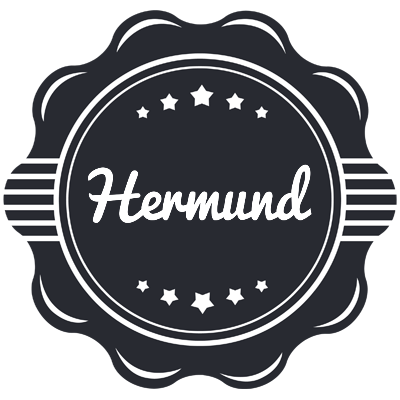 Hermund badge logo