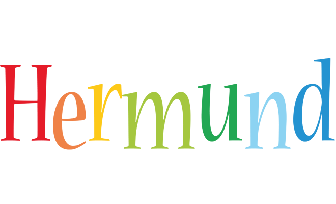 Hermund birthday logo
