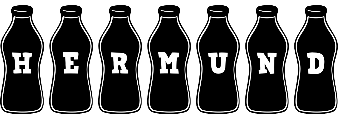 Hermund bottle logo