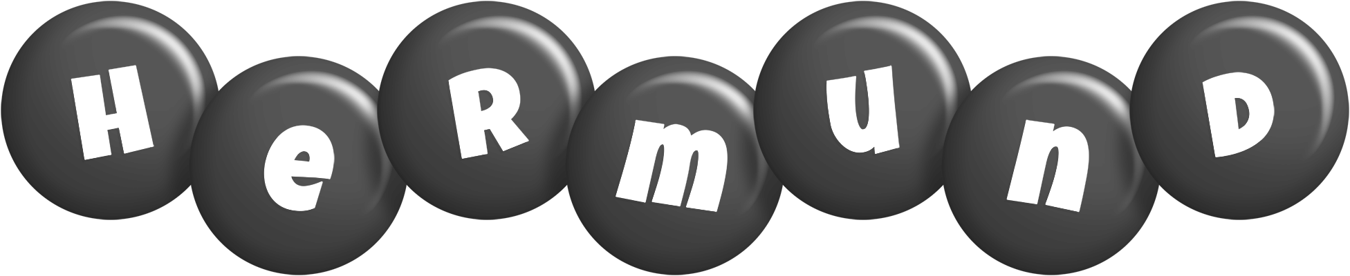 Hermund candy-black logo