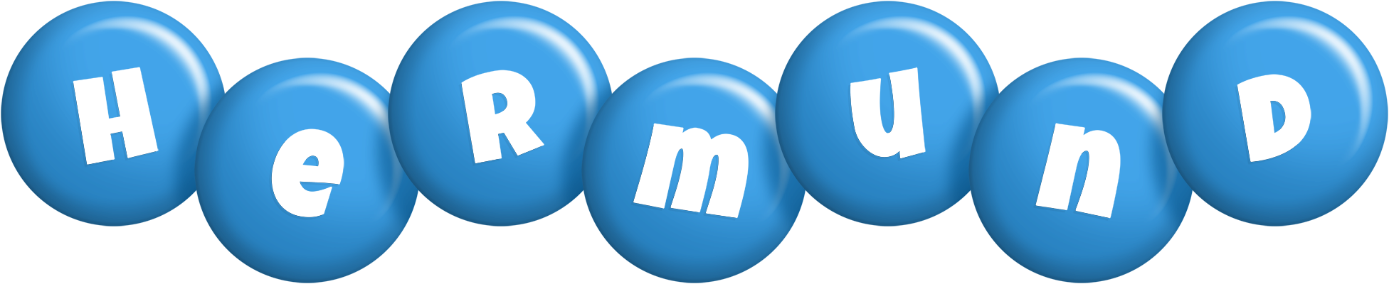 Hermund candy-blue logo