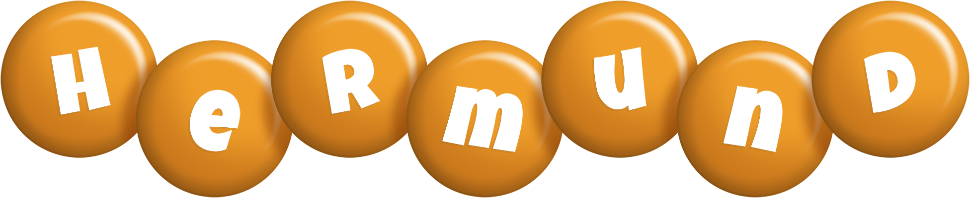 Hermund candy-orange logo