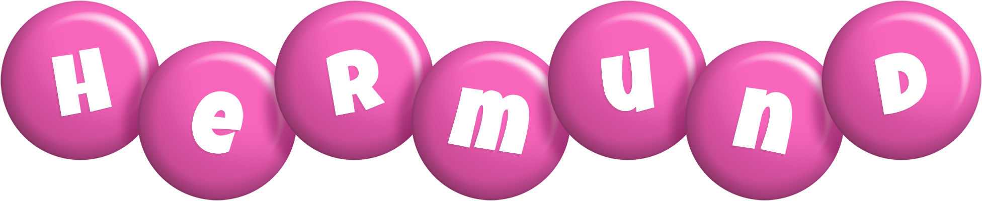 Hermund candy-pink logo