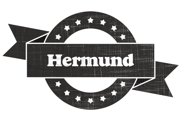 Hermund grunge logo