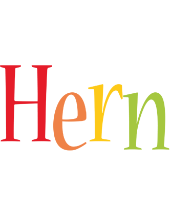 Hern birthday logo