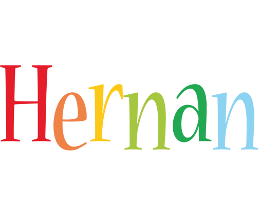 Hernan birthday logo