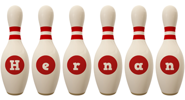 Hernan bowling-pin logo