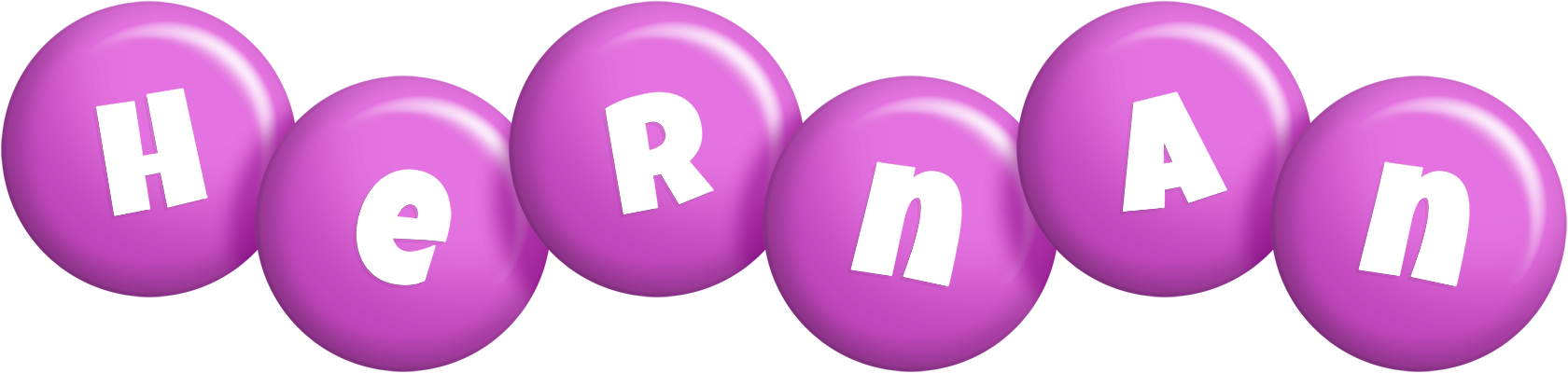 Hernan candy-purple logo