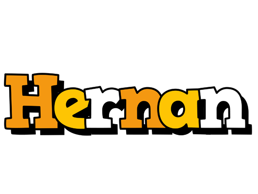 Hernan cartoon logo