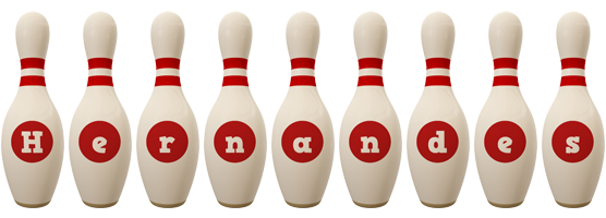 Hernandes bowling-pin logo